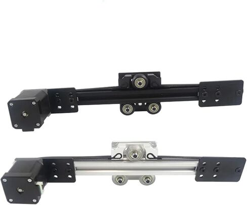 Slide Linear Actuator Kit 250mm-500mm Stepper Motor 2020 v Groove Actuator Kit Motion Table (Black ، 450mm) in Saudi Arabia