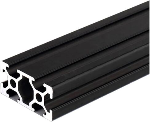 2 حزمة إطار بثق الألومنيوم أسود 2040 V Groove الأوروبي القياسي 100 مم-1200 مم أنوديس CNC 3D أجزاء الطابعة (1000 مم) in Saudi Arabia
