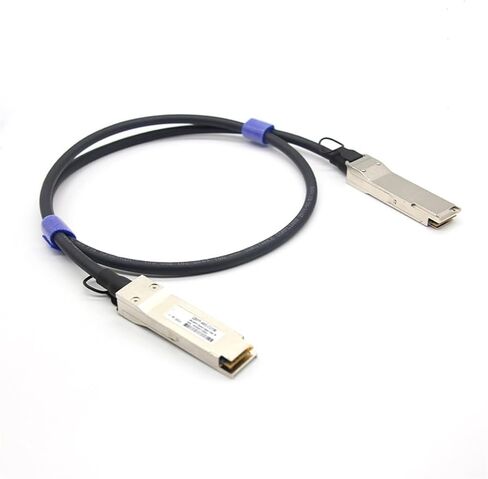 كبل النحاس النحاسي السلبي عالي السرعة DAC 40G QSFP+ تكديس كبل اتصال مباشر 3 أمتار متوافق على نطاق واسع مع الخوادم in Saudi Arabia