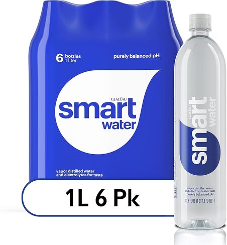 Smartwater Packaged Drinking Water, 33.8 Fl Oz (pack of 6) in Saudi Arabia