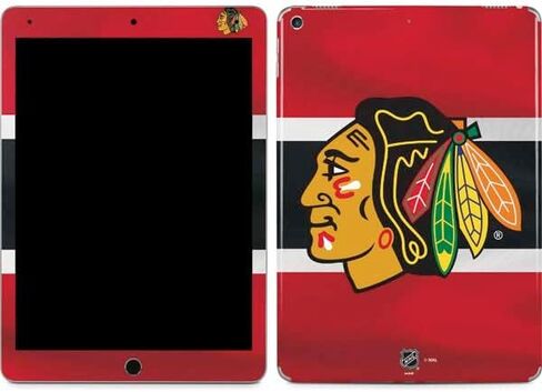 Skinit Decal Tablet Skin Compatible with iPad Air 13in M2 (2024) - Officially Licensed NHL Chicago Blackhawks Jersey Design in Saudi Arabia