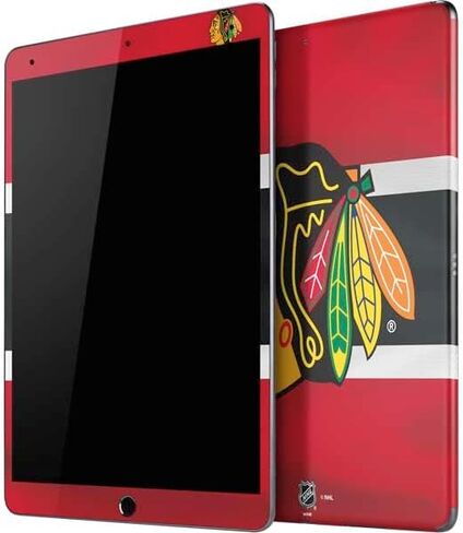 Skinit Decal Tablet Skin Compatible with iPad Air 13in M2 (2024) - Officially Licensed NHL Chicago Blackhawks Jersey Design in Saudi Arabia