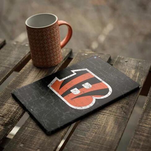 Skinit Skinit Tablet Skiner مع iPad Air 2 - NFL Cincinnati Bengals مرخصة رسميًا - التصميم المتعثر in Saudi Arabia