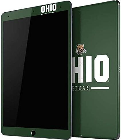 Skinit Skinit Tablet Skin متوافق مع Ipad Air 13in M2 (2024) - تصميم شعار Ohio Bobcats المرخص له رسميًا in Saudi Arabia