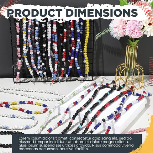 24 PCS BLING BLING BASHOLLACE NECKLACE RHINESTONE ICE DEDEDER BEEDBARD NETLACE MUNTICOLORED TRIPHENT LEAGE TEAM GIFTS COLD GIFTS BOLK FOR MEN in Saudi Arabia