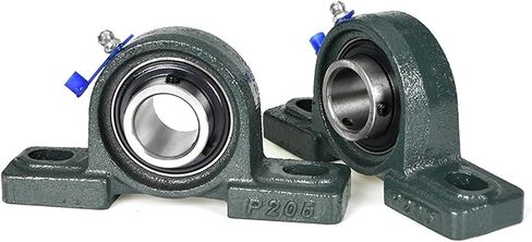1Pcs UCP201 UCP202 UCP203 UCP204 UCP205 UCP206 UCP207 Pillow Block Bearing Bore 12/15/17/20/25/30mm Bolt Solid Base for Spindle(UCP202) in Saudi Arabia