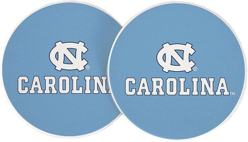 Desert Cactus University of North Carolina Chapel Hills Car Accessories Absorbent Sandstone Cup Coasters Licensed Product Set of 2 (Design A) in Saudi Arabia