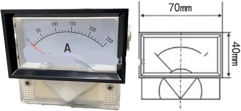 85L17 1A-75A لوحة مقياس التيار التناظرية 40 * 70 مم (20 أ) in Saudi Arabia