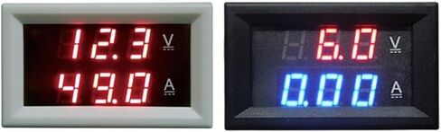 1PCS YB27VA LED Digital DC Voltage Dual Meter Three Wire(Red-Red(Black),DC200A(75mV)) in Saudi Arabia