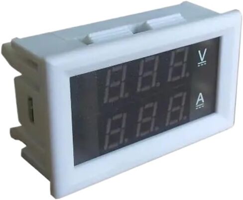 1PCS YB27VA LED Digital DC Voltage Dual Meter Three Wire(Red-Red(Black),DC200A(75mV)) in Saudi Arabia
