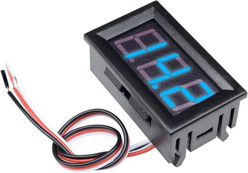 1PCS LED Digital Display Voltmeter Detector(DC 4.5V-30V Blue) in Kuwait