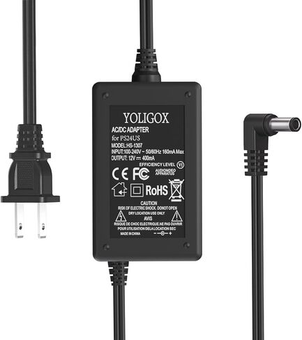 استبدال إمدادات الطاقة 12V (PS24US / PS23US) متوافق مع Shure BLX4 ، BLX88 ، BLX4R ، FP33 ، GLXD6 ، P2T ، PG4 ، PGX4 ، PGXD4 ، SLX4 ، SLX4L و UABIAST WIRLESTIVER in Kuwait