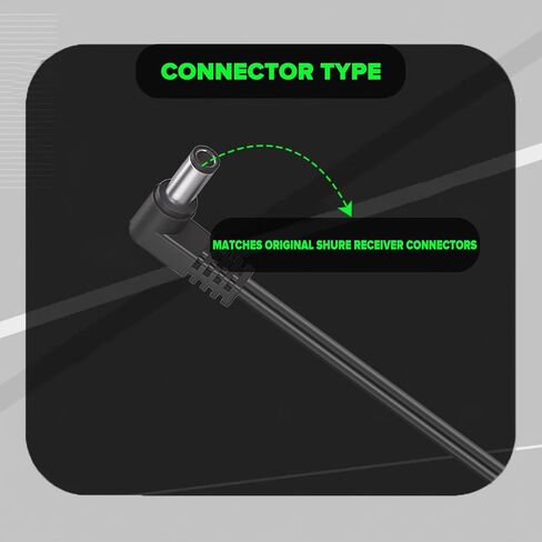 استبدال إمدادات الطاقة 12V (PS24US / PS23US) متوافق مع Shure BLX4 ، BLX88 ، BLX4R ، FP33 ، GLXD6 ، P2T ، PG4 ، PGX4 ، PGXD4 ، SLX4 ، SLX4L و UABIAST WIRLESTIVER in Kuwait