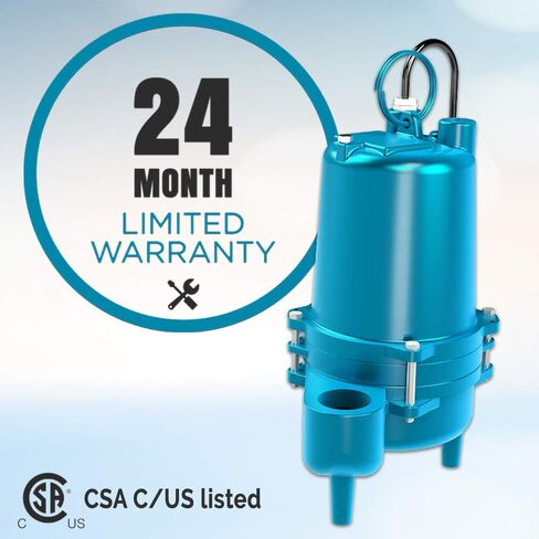 Barnes 96747 Model SE411 مضخة الحوض الغازية-الكفاءة العالية للاستخدام السكني ، المكره من الحديد الزهر ، 4/10 حصان ، 7500 GPH ، بدون مفتاح تعويم ، سلك مقاوم للماء ، 16.76 بوصة × 8 بوصة in Kuwait