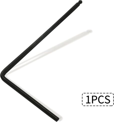 Hordion 4mm Truss Rod Wrchen ، end ball end Allen Wrench Guitar Truss Truss Tool Meated Extended hex hex for Martin Acoustic Guitar ، Black in Saudi Arabia