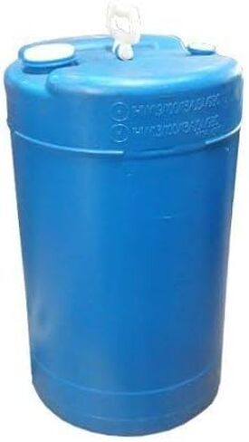 15 جالونًا مغلقًا ، قم بتوصيل أسطوانة بولي مع غطاء برغي - أسطوانة زرقاء in Kuwait