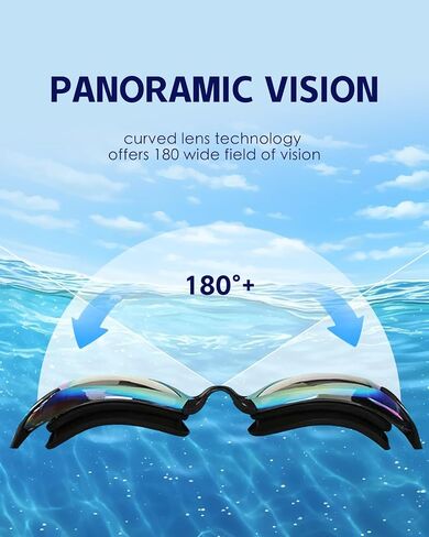 Swim Goggles, Swimming Goggles No Leaking Full Protection Adult Men Women Youth in Saudi Arabia