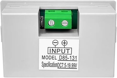 DC 12V 24V LCD Digital Display Volt Panel Meter D85-131 Truck Battery Voltage 1Pcs(White,DC7.5-30V) in Saudi Arabia