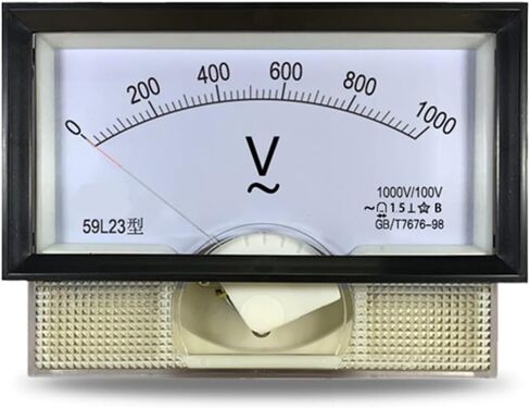 59L23 التردد المتوسط ​​فولتميتر 1000V/100V 2500V 3000V POINTER AC 1000Hz 59L19 1PCS (AC 1000V 100V) in Saudi Arabia