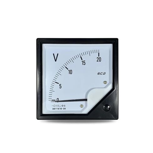 6C2 DC Voltmeter 5V 10V 15V 20V 30V 50V 75V 100V قياس الجهد مع 300V 450V 500V 600V 750V 1PCS (DC20V) in Kuwait
