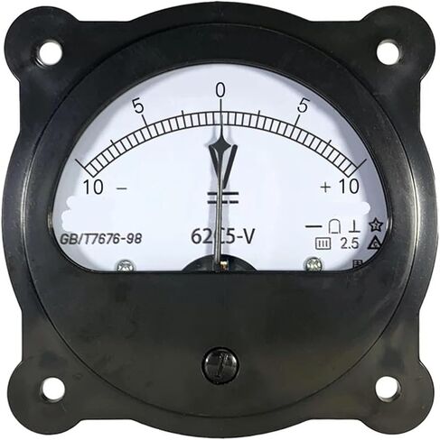 62C5 DC Positive and Negative Voltmeter 30V ± 50V Bidirectional 100V 250V Pointer 62C4 62C2 1Pcs(DC -150V to 150V) in Saudi Arabia