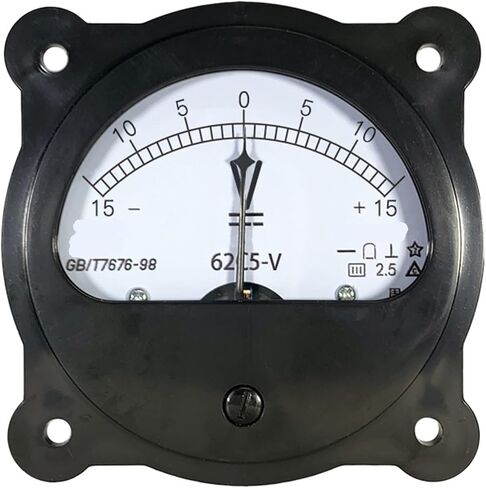 62C5 DC Positive and Negative Voltmeter 30V ± 50V Bidirectional 100V 250V Pointer 62C4 62C2 1Pcs(DC -150V to 150V) in Saudi Arabia