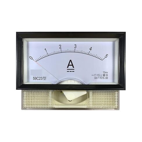 59C23 75MV DC AMMETER 10A/20A/30A/50A/75A POINTER DC 59C177*13 1PCS (DC 20A 75MV) in Kuwait