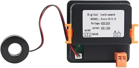 AC50-500V 0-120A Digital Display Voltage and Current Dual Vol Meter 1Pcs in Saudi Arabia