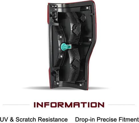 JSBoyat Halogen Tail Assembly Replacebly For 2017 to 2019 Ford F250 F350 Super Duty w/O SPOT SPOT OE مصباح خلفي خلفي خلفي (جانب الركاب الأيمن) in Kuwait