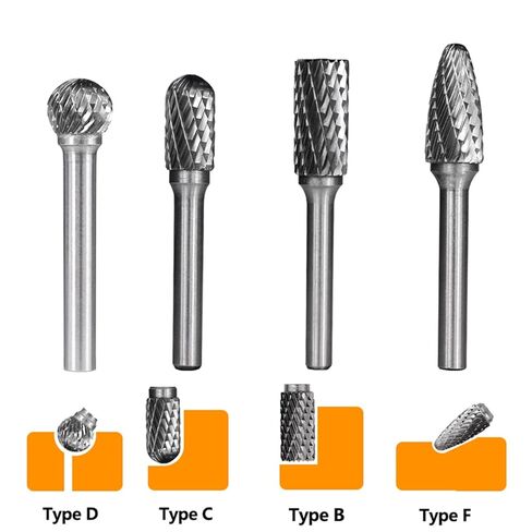 6mm to 12mm Carbide Burr Drill Bits for Engraving Rotary Rotary File for Metal Hand Tool 8Pcs in Saudi Arabia