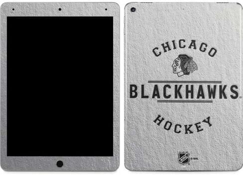 Skinit Decal Tablet Skin Compatible with iPad Air 13in M2 (2024) - Officially Licensed NHL Chicago Blackhawks Black Text Design in Saudi Arabia
