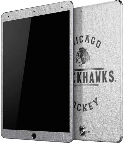 Skinit Decal Tablet Skin Compatible with iPad Air 13in M2 (2024) - Officially Licensed NHL Chicago Blackhawks Black Text Design in Saudi Arabia