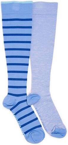 MUK LUKS Women's 2 Pair Pack Nylon Compression Knee High Socks in Saudi Arabia