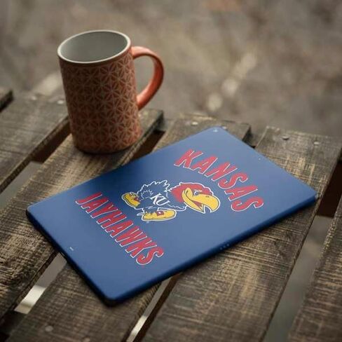 Skinit Skinit Tablet Skin Compatible مع Ipad Air 13in M2 (2024) - تصميم التميمة بجامعة Kansas Jayhawks المرخصة رسميًا in Saudi Arabia