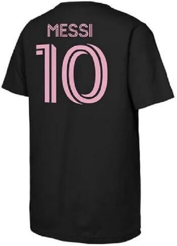 Outerstuff inter Miami Lionel Messi #10 Youth Boys (8-20) 2024 Name and Number T-Shirt ، Pink in Saudi Arabia