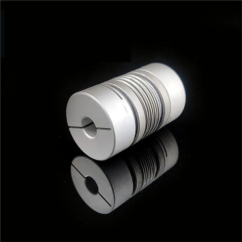 D20L32 Bellows Coupling D20L32 3/4/5/6/6.35/8mm CNC Aluminum Alloy for Stepping Motor 3D Printer CNC Engraving Machine 1Pcs(6.35X6.35) in Saudi Arabia