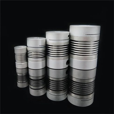 D20L32 Bellows Coupling D20L32 3/4/5/6/6.35/8mm CNC Aluminum Alloy for Stepping Motor 3D Printer CNC Engraving Machine 1Pcs(6.35X6.35) in Saudi Arabia