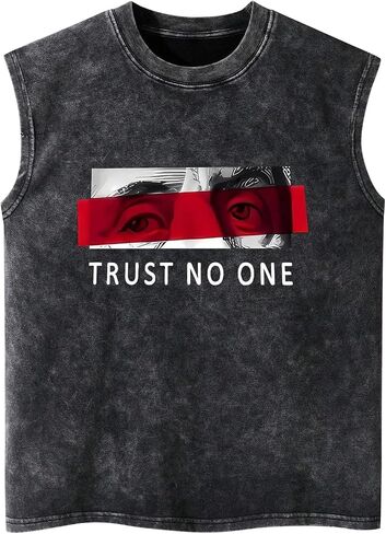 Shenhe Men Graphic Tank Top Olcyveless Crew Neck Vintage Workout Gym Muscle Shirt عرضة tnak in Saudi Arabia