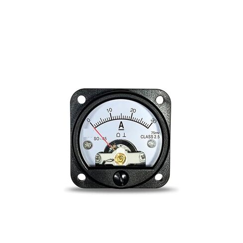 SO45 DC Ammeter Shunt 75mV Input 5A 10A 15A 20A 30A 50A 75A 100A 150A Black Circular Instrument 1Pcs(DC 10A 75mV) in Kuwait