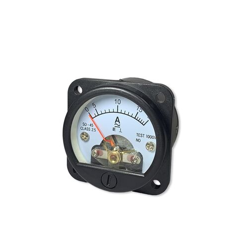 SO45 DC Ammeter Shunt 75mV Input 5A 10A 15A 20A 30A 50A 75A 100A 150A Black Circular Instrument 1Pcs(DC 10A 75mV) in Kuwait