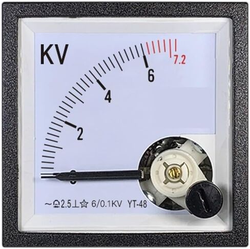 YT48 AC 100V عرض إدخال الجهد عالي الجهد 3KV 6KV 10KV 12KV لا يمكن استخدامه مباشرة 1PCs (AC7.2KV 6KV 100V) in Saudi Arabia