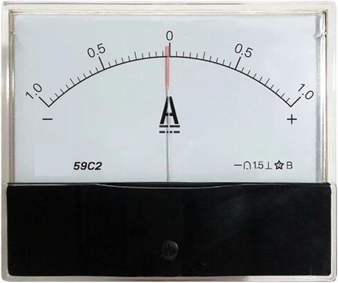 59C2 DC إيجابية وسلبية من خلال مقياس AMMETR 2A 3A 5A 10A مقياس الثنائيات 50UA microammeter ± 50MA 1PCS (DC -50UA إلى 50UA) in Saudi Arabia