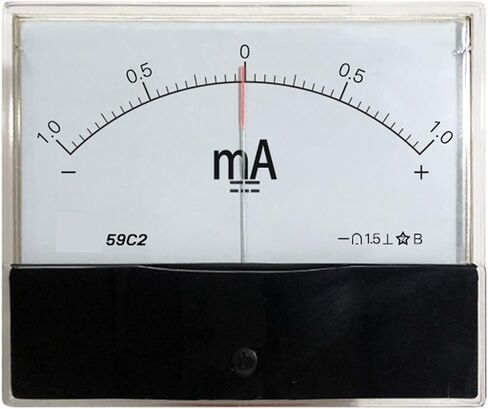 59C2 DC إيجابية وسلبية من خلال مقياس AMMETR 2A 3A 5A 10A مقياس الثنائيات 50UA microammeter ± 50MA 1PCS (DC -50UA إلى 50UA) in Saudi Arabia