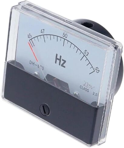 DH-670 Pointer Type Frequency Meter 45-55HZ 380V 220V 100V 1Pcs(380V,45-65Hz) in Saudi Arabia