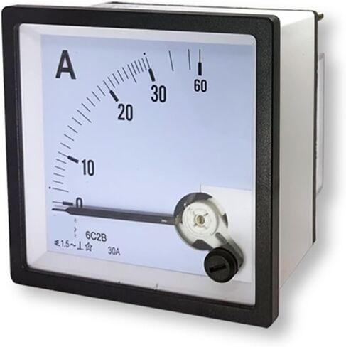 6C2B DC Voltmeter DC5V 10V 15V 30V 450V 750V أداة مؤشر 76 * 76 مم CP80 1PCS (DC 100V) in Saudi Arabia