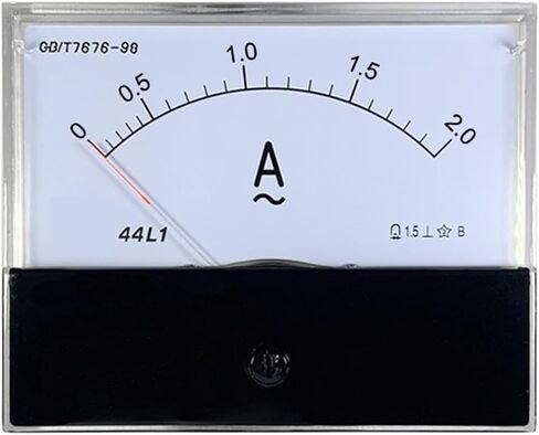 44L1-A AC AMMETER 10MA 20MA 30MA 50MA 200MA 300MA 500MA 1A 2A 3A POINTER 80 * 100 1PCS (AC 50A) in Saudi Arabia