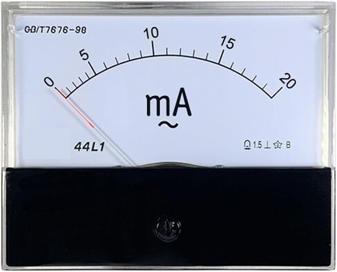 44L1-A AC AMMETER 10MA 20MA 30MA 50MA 200MA 300MA 500MA 1A 2A 3A POINTER 80 * 100 1PCS (AC 50A) in Saudi Arabia