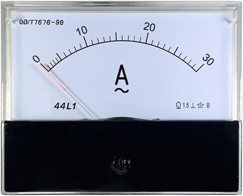 44L1-A AC AMMETER 10MA 20MA 30MA 50MA 200MA 300MA 500MA 1A 2A 3A POINTER 80 * 100 1PCS (AC 50A) in Saudi Arabia