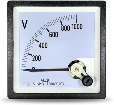 6L2B 1000V/100V 1500V 2000V 3000V4000V FURNACE FORINTER VOLTMETER POINTER AC 1PCS (AC 2500V 100V) in Saudi Arabia