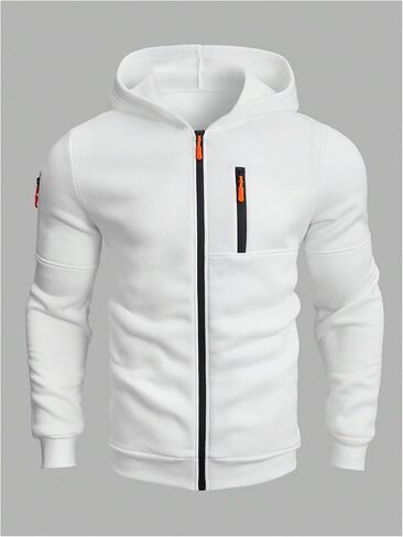Makemechic Men up Sports Hoodie Tops Long Sleeve Sweatshirts Athletic Sweatshirts in Saudi Arabia
